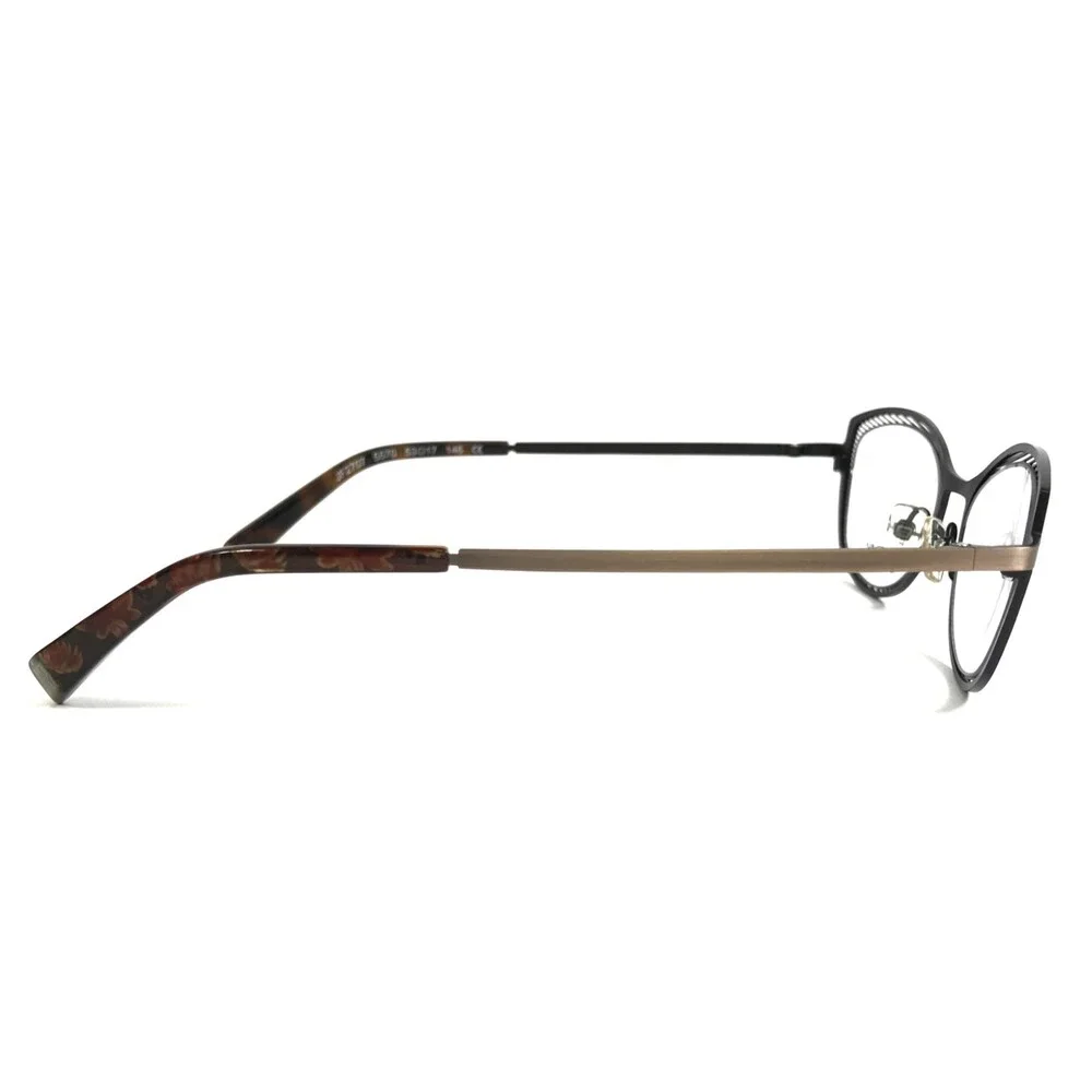 JF Rey Eyeglasses Frames JF2707 5570 Antique Gold Plum Purple Bronze 53-17-146